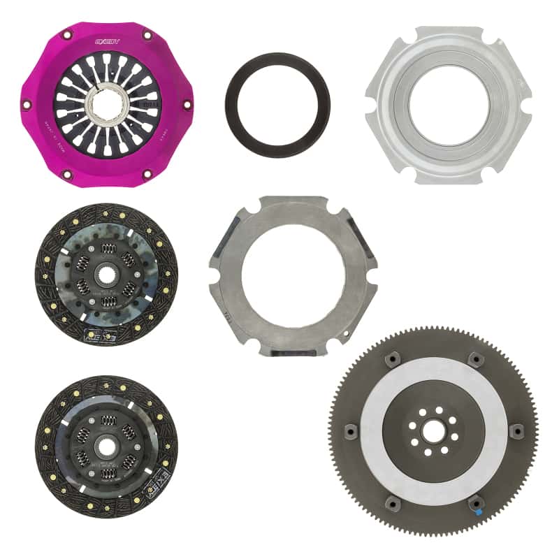 Exedy — Exedy 04-17 Subaru WRX STI EJ255/EJ257 2.5L Twin-Organic Clutch Kit
Hyper Multi Series
Clutch Kit - view 2
