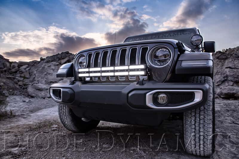 Diode Dynamics — Diode Dynamics 18-21 Jeep JL Wrangler/Gladiator SS30 Bumper Bracket Kit - view 3