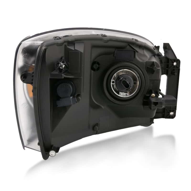ANZO — ANZO 2006-2009 Dodge Ram 1500 Crystal Headlight  Black Amber
Head Light Set - view 3