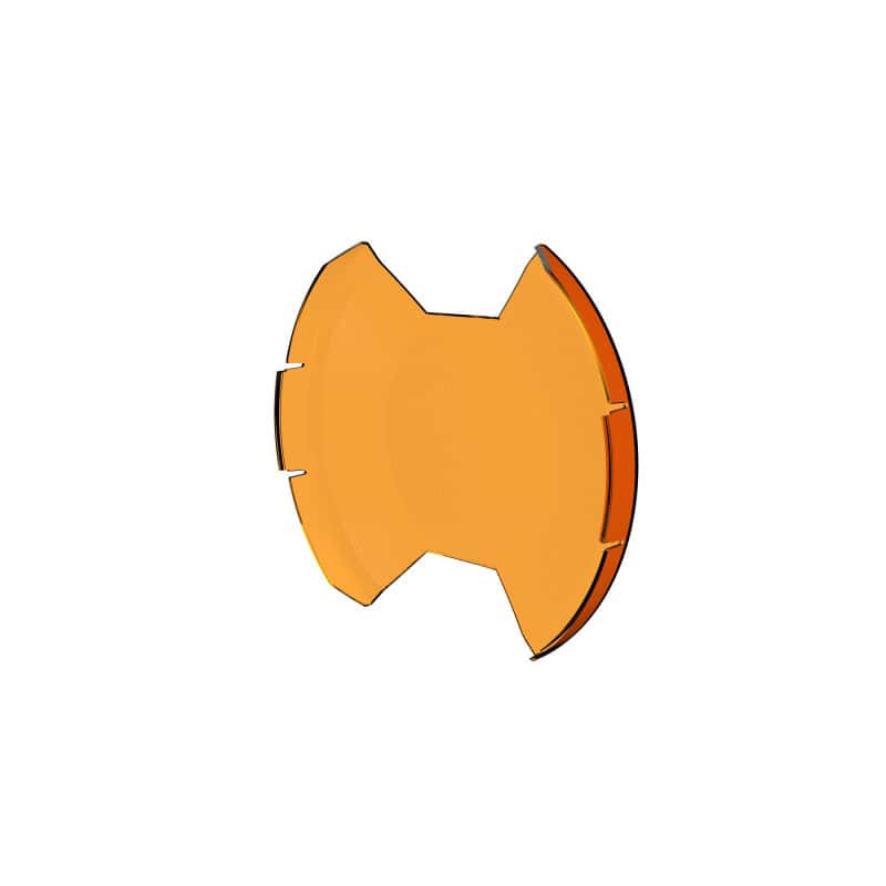 KC HiLiTES — KC HiLiTES SlimLite 8in. LED Light Shield Driving (Shield Only) - Amber - view 9