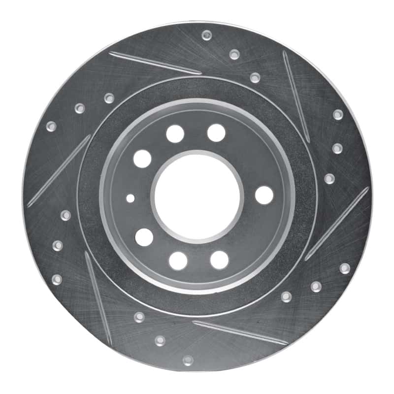 R1 Concepts — R1 06-10 Pontiac SOLSTICE Rear Left Drilled & Slotted Silver Brake Rotor
R1 Brake Rotor Drill - view 5