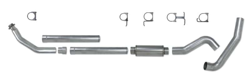 Diamond Eye Performance — Diamond Eye KIT 5in Turbo Back SGL AL: 94-02 DODGE CUMMINS 5.9L
KIT; 5in.; TBSGL; AL - view 5
