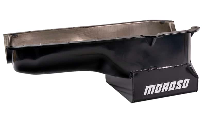 Moroso — Moroso 65-Up Oldsmobile V-8 (330-455) Deep Wet Sump 7qt 8.5in Steel Oil Pan - view 4