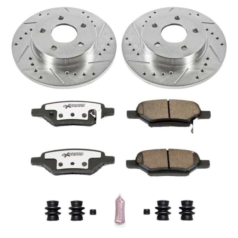 PowerStop — Power Stop 05-08 Chevrolet Cobalt Rear Z26 Street Warrior Brake Kit - view 1