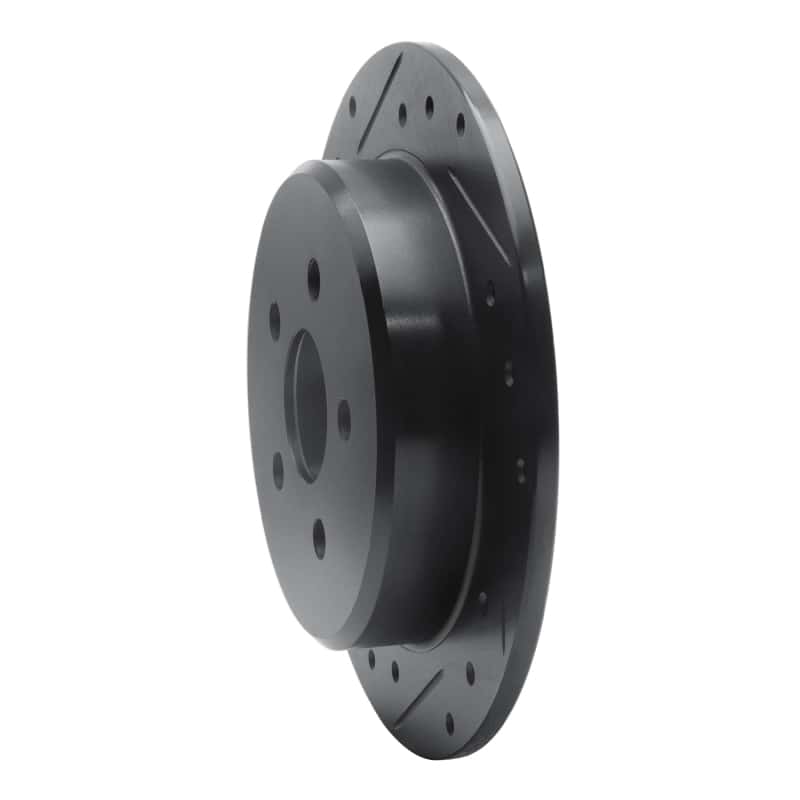 R1 Concepts — R1 95-07 Chrysler Sebring Rear Left Drilled & Slotted Black Brake Rotor
R1 Brake Rotor Drill - view 2