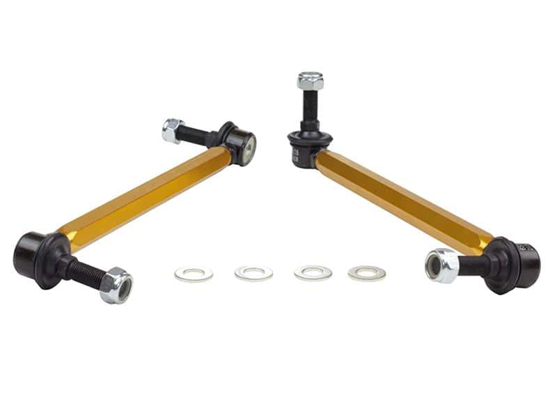 Whiteline — Whiteline 05+ Mustang Coupe 8cyl (Inc Shelby GT/ GT500) Front Swaybar Link Kit H/Duty Adj Steel Ball
Link Kit - view 3