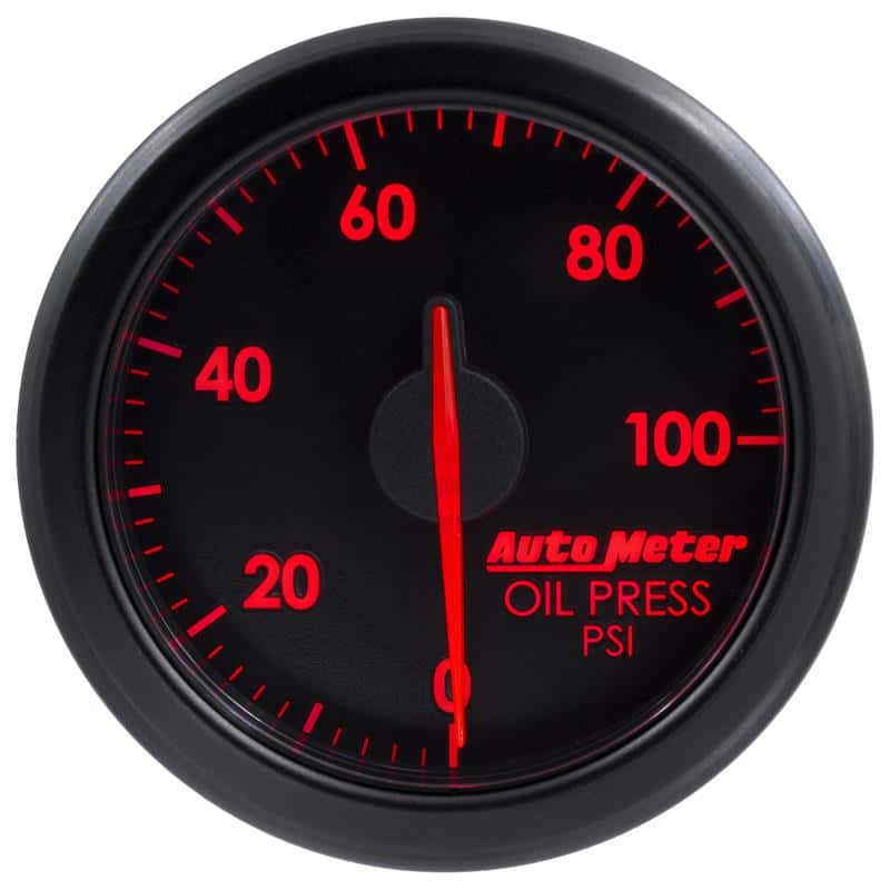 AutoMeter — Autometer Airdrive 2-1/6in Oil Pressure Gauge 0-100 PSI - Black
GA 2" OILP AIRDRV BK - view 2