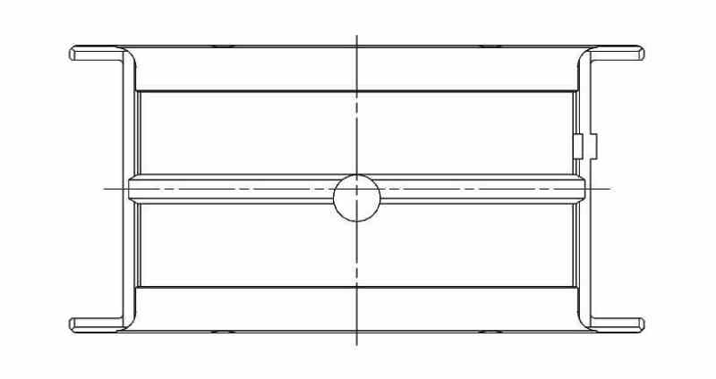 ACL — ACL **Coated** Chevrolet V8 396-402-427-454 Race Series Engine Crankshaft Main Bearing Set - view 5