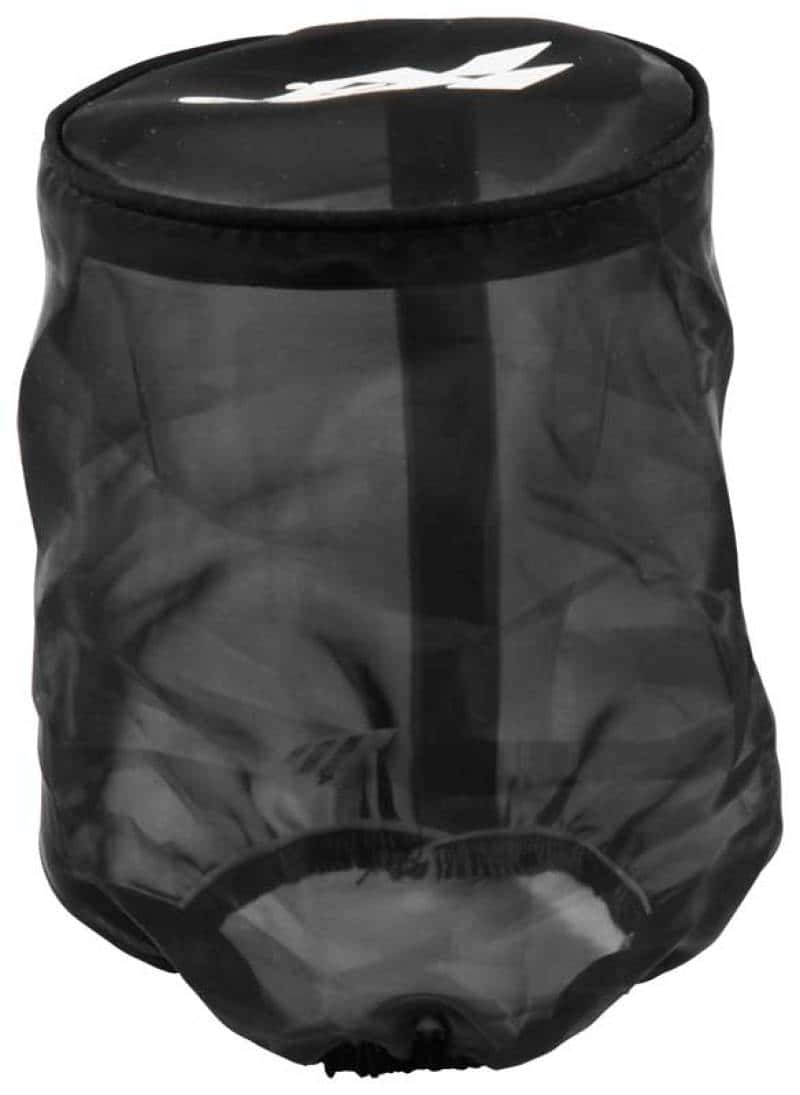 K&N Engineering — K&N Black Drycharger Rectangle Straight Air Filter Wrap - Black - view 1