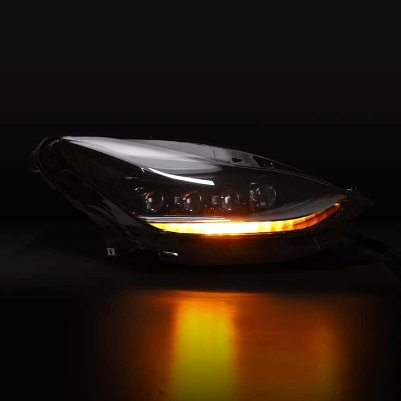 AlphaRex — AlphaRex 17-22 Tesla Model 3/20-23 Model Y NOVA LED Proj Headlights Alpha-Blk w/Actv Lgt & Seq.Sig
Projector Headlights - view 4