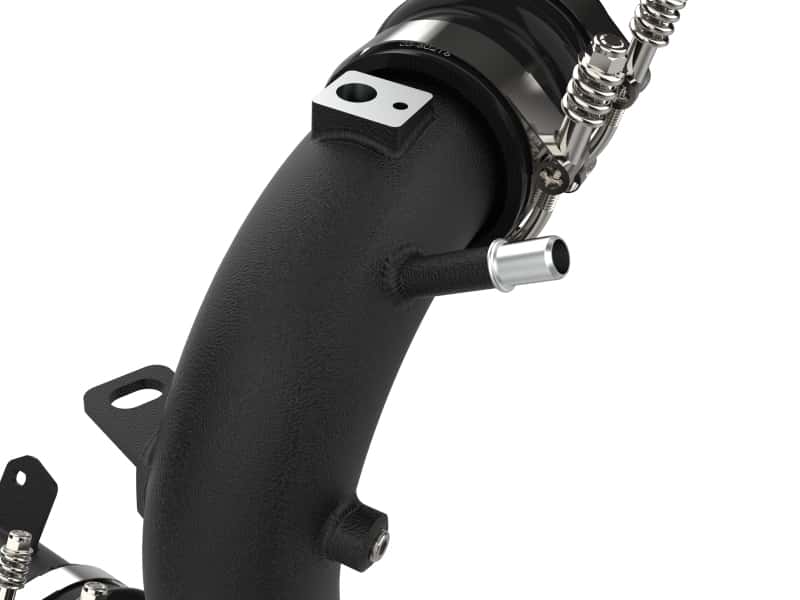 aFe — aFe 21-23 Ford Bronco V6-2.7Ltt BladeRunner Alum Hot & Cold Charge Pipe Kit - Black
Charge Pipe Kit - view 5