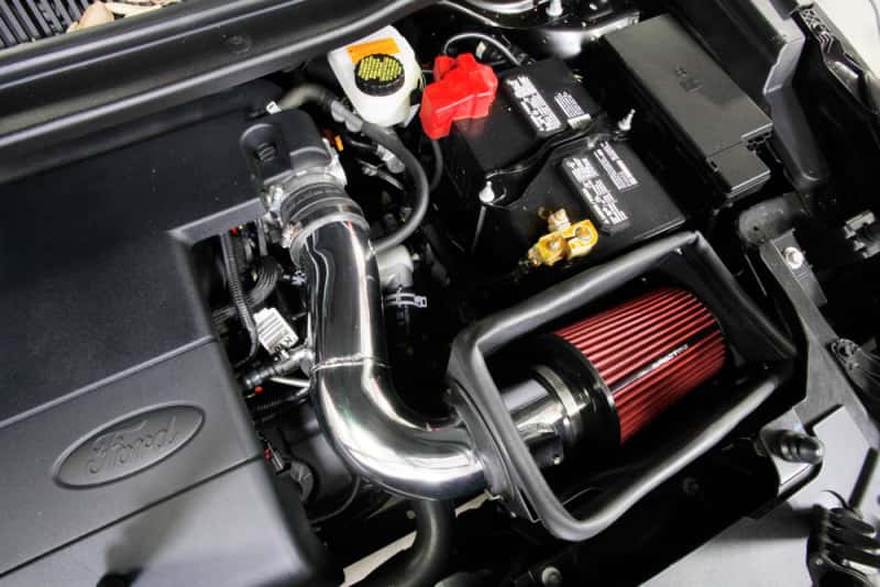Spectre — Spectre 11-19 Ford Explorer V6-3.5L F/I Air Intake Kit - Polished Aluminum w/Red Filter
Spectre Air Intake K
Air Intake System - view 5