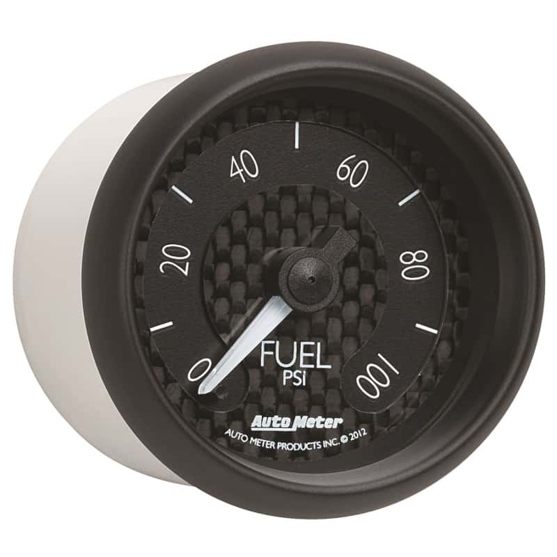 AutoMeter — Autometer GT Series 52mm Full Sweep Electronic 0-100 PSI Fuel Pressure Gauge
2-1/16" FUEL PRESS, - view 11