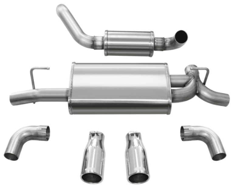 CORSA Performance — Corsa 2018-2025 Jeep Wrangler JL 2.5in Dual Rear Exit Polished Tips Touring Axle-Back Exhaust
cor21016
Exhaust - view 1