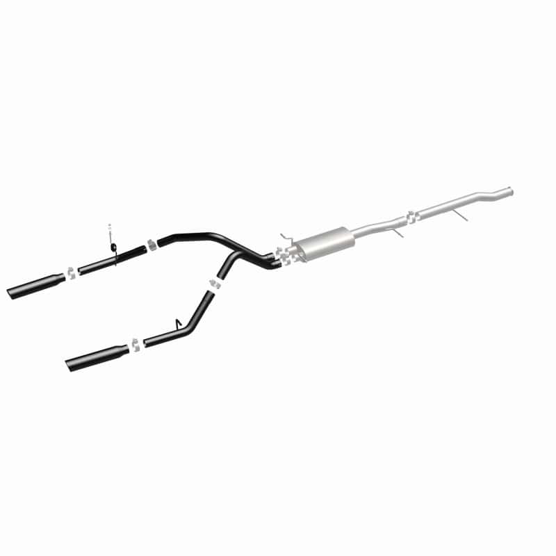 Magnaflow — MagnaFlow SYS Cat-Back 3.5in Black Dual Split Rear Tips 10-13 Chevy Silverado / GMC Sierra 5.3L
Cat-Back - view 5