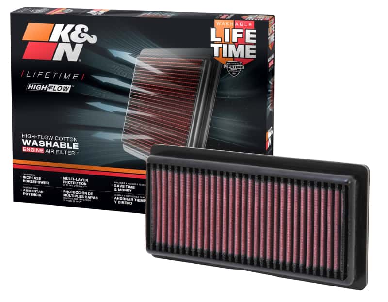 K&N Engineering — K&N Replacement Panel Air Filter 12-14 Nissan Versa 1.6L 1.031in H x 9.125in OS L x 4in OS W
Replacement Air Filt
Air Filter - view 20