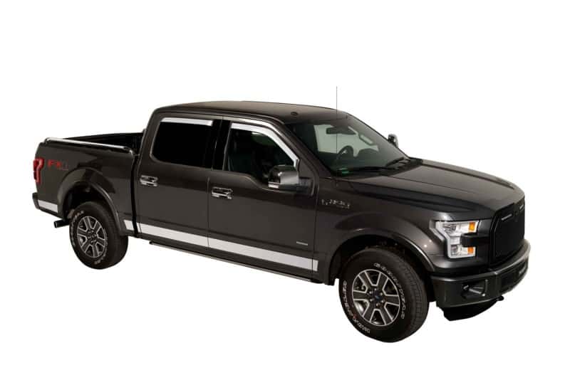 Putco — Putco 17-20 Ford SuperDuty - Crew Cab (Set of 4) Element Chrome Window Visors
Side Window Vent - view 2
