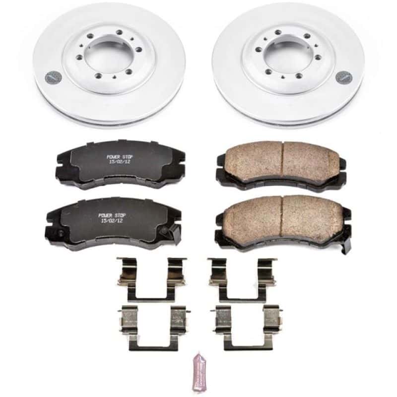 PowerStop — Power Stop 96-99 Acura SLX Front Z17 Evolution Geomet Coated Brake Kit - view 1