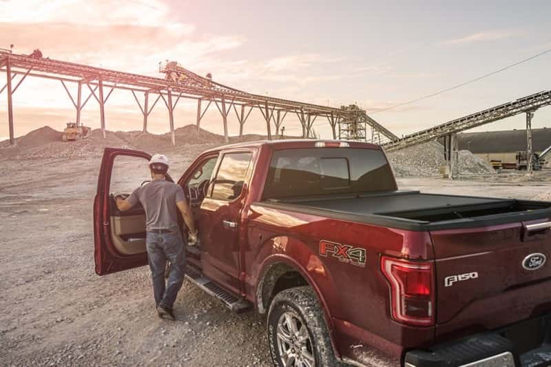 Roll-N-Lock — Roll-N-Lock 07-18 Toyota Tundra Crew Max Cab XSB 65in A-Series Retractable Tonneau Cover
Retractable Cover - view 2