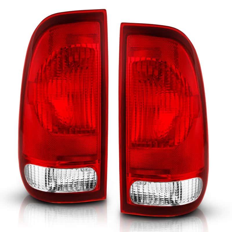 ANZO — ANZO 1997-2003 Ford F-150 Taillight Red/Clear Lens (OE Replacement) - view 3