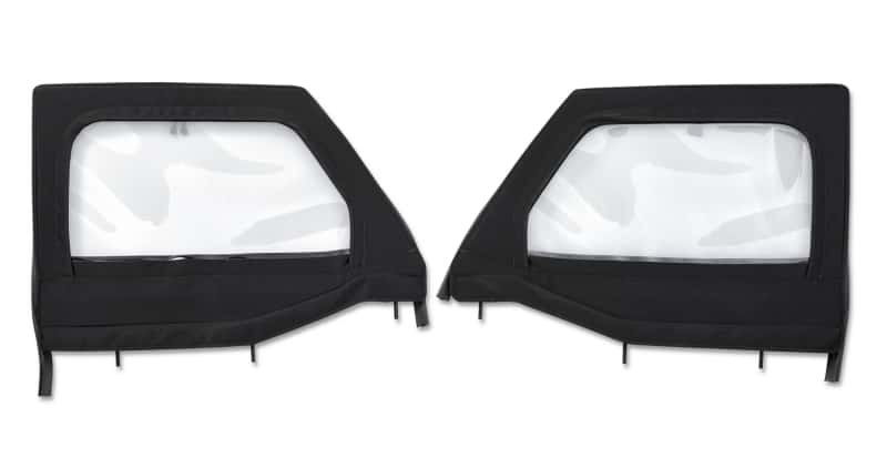 Bestop — Bestop 20-26 Jeep Gladiator / 18-26 Wrangler JL Element Upper Doors (Front Black Twill)
Element Upper Doors - view 1