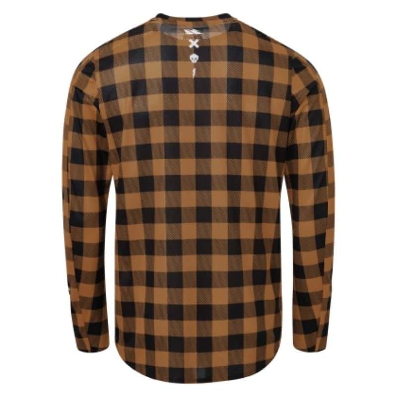 USWE — USWE Flannel Long Sleeve Lightweight Off-Road Jersey Bronze - Large - view 3