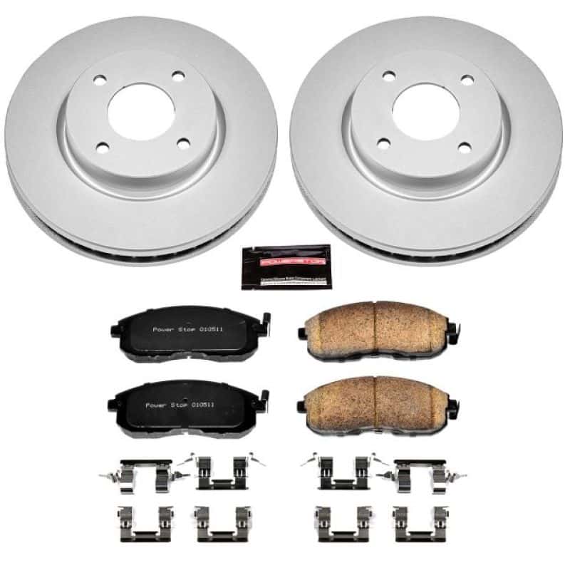 PowerStop — Power Stop 09-14 Nissan Cube Front Z17 Evolution Geomet Coated Brake Kit - view 1
