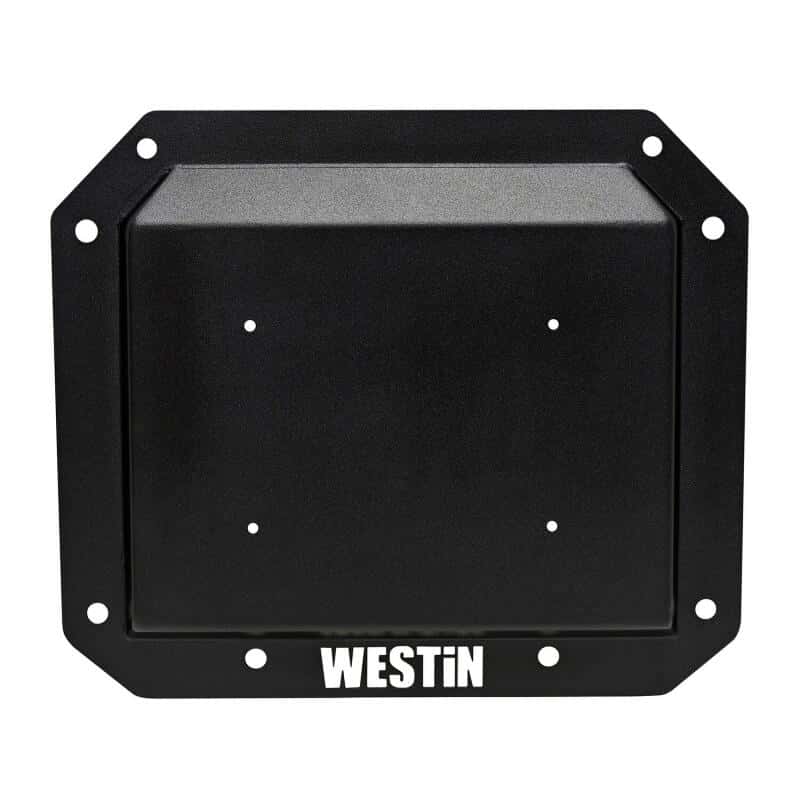 Westin — Westin 21-25 Ford Bronco (Excl. Sport) Spare Tire Delete Plate - Tex. Blk
Rear Delete Plate - view 2