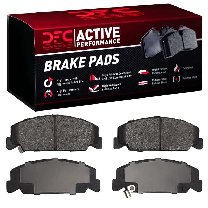 DFC — DFC 84-00 Honda Civic Front Active Performance Pads - Low Metallic
DFC Brake Pad Set - view 4