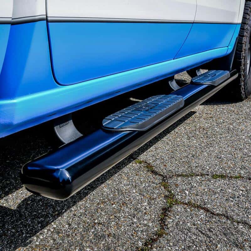 Westin — Westin 19-21 Chevrolet Silverado Crew Cab PRO TRAXX 6 Oval Nerf Step Bars - Black
Nerf/Step Bar - view 6