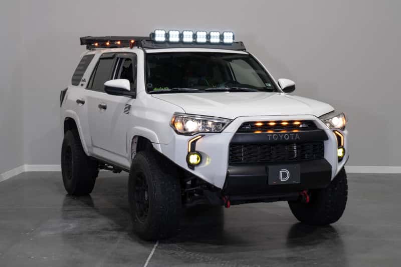 Diode Dynamics — Diode Dynamics Prinsu/Sherpa Roof Racks- SS5 7-Pod CrossLink Mounting Kit - Pro White Combo - view 6