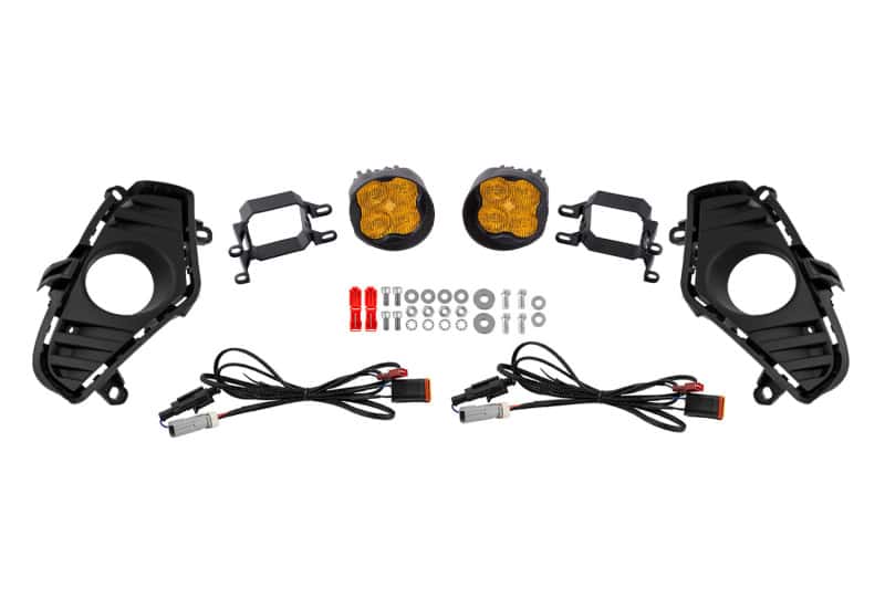 Diode Dynamics — Diode Dynamics 22-25 Toyota RAV4 SS3 Fog Light Kit - Yellow Sport - view 1