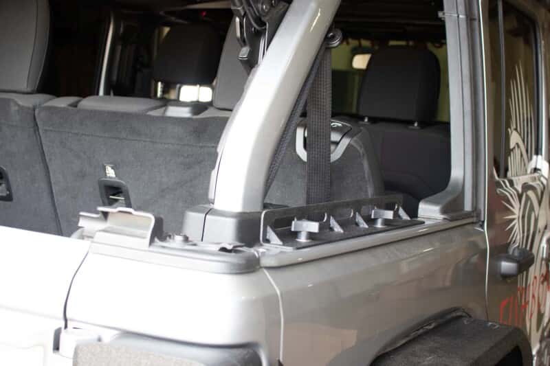 Fishbone Offroad — Fishbone Offroad 2018+ Jeep Wrangler JL Tub Rail Tie Downs Steel Powdercoat - view 9
