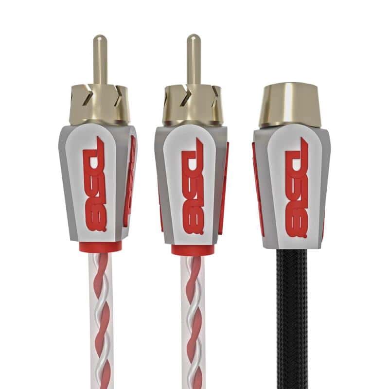 DS18 — DS18 Level 3 RCA Wire Y Connector 1 Female to 2 Male Black - view 4