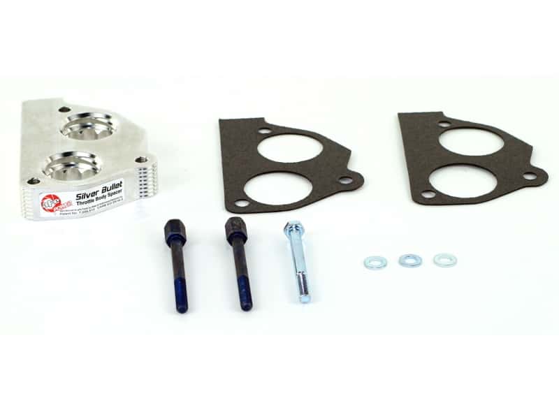 aFe — aFe Silver Bullet Throttle Body Spacers TBS GM C/K 1500/2500/3500 87-95 V6-4.3L V8-5.0/5.7L
Throttle Body Spacer
TBdySpacer - view 2