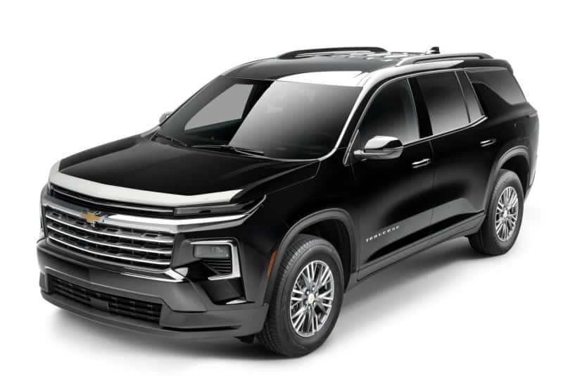 Husky Liners — Husky Liners 24-25 Chevrolet Traverse Aeroskin - Chrome
Hood Shields - view 2