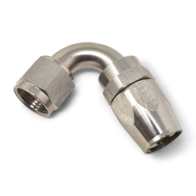 Russell — Russell Performance -6 AN Endura 120 Degree Full Flow Swivel Hose End (With 9/16in Radius)
Hose Fitting - view 4