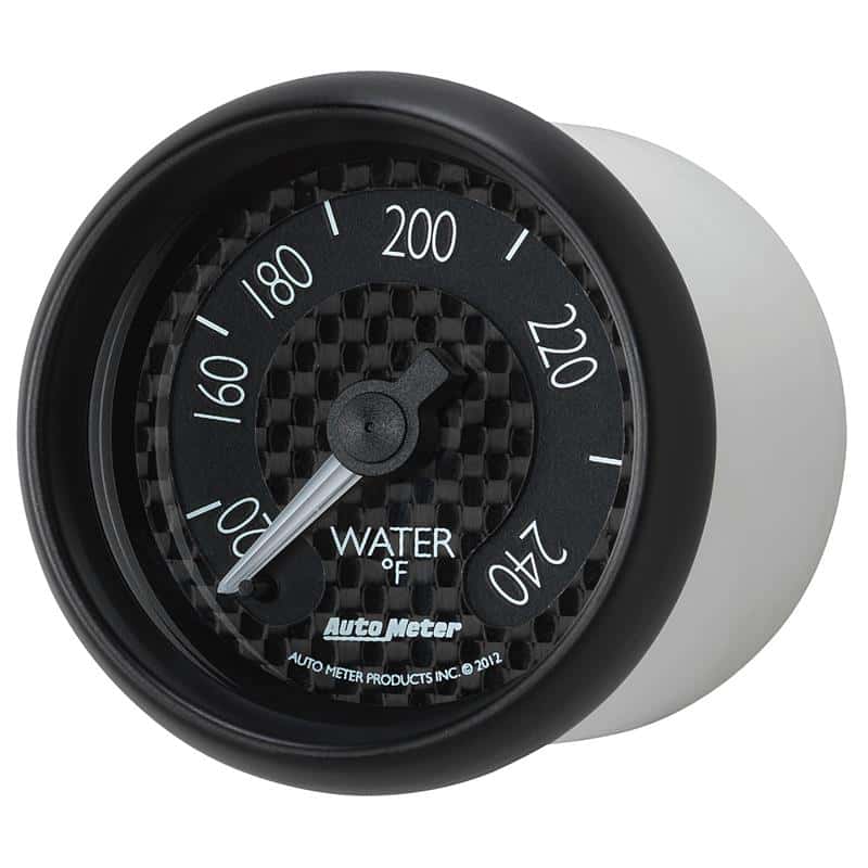 AutoMeter — Autometer GT Series 52mm Mechanical 120-240 Deg F Water Temperature Gauge
2-1/16" WATER TEMP, - view 3