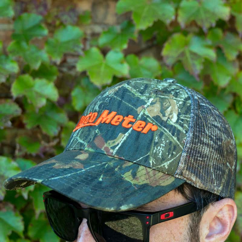 AutoMeter — Autometer Hat Mesh Black w/ Velcro Hunting Camo Blaze Orange
CAMO HAT MESH BACK - view 2