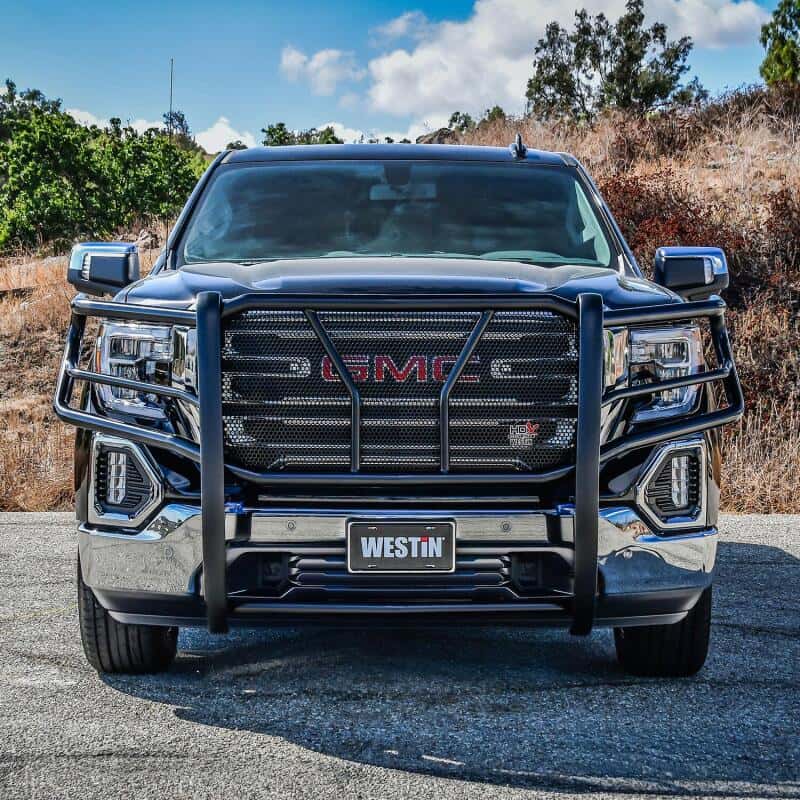 Westin — Westin 19-21 GMC Sierra 1500 HDX Grille Guard - Black
Grille Guard - view 5