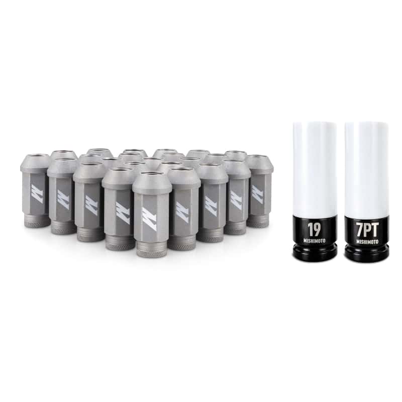 Mishimoto — Mishimoto Steel Locking Lug Nuts M14x1.5 24pc Set Silver
Wheel Lug Nut Set - view 1