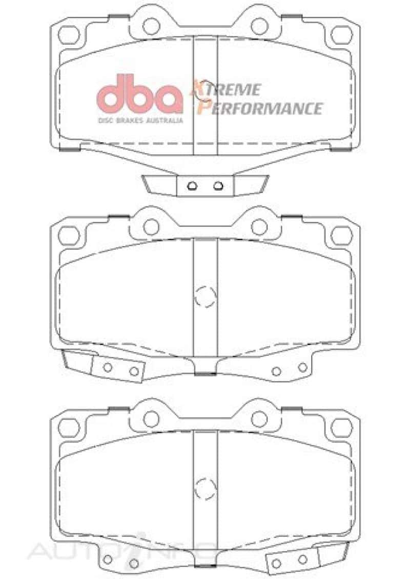 DBA — DBA 92-99 Toyota Land Cruiser XP Performance Front Brake Pads
Brake Pad - view 1