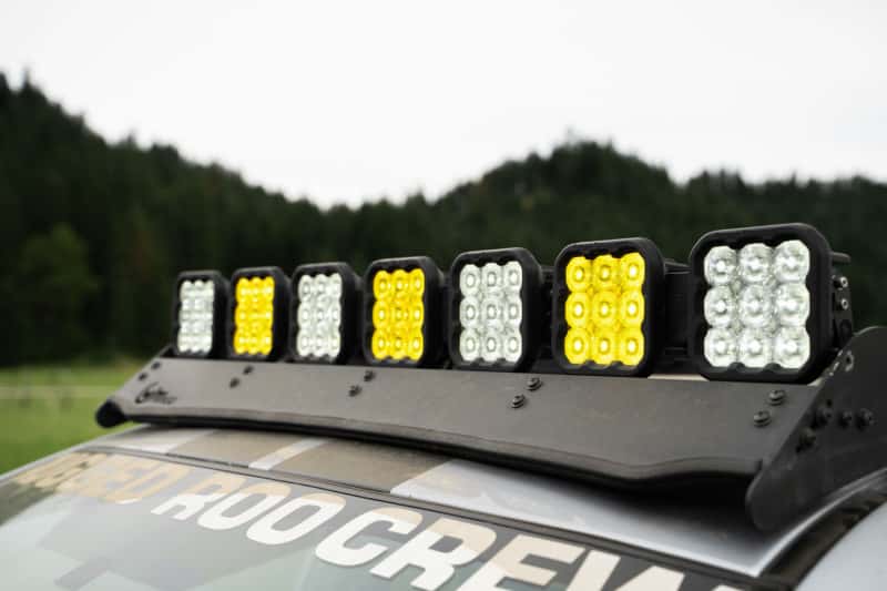 Diode Dynamics — Diode Dynamics SS5 Pro Universal CrossLink 7-Pod Lightbar - Yellow Combo - view 5