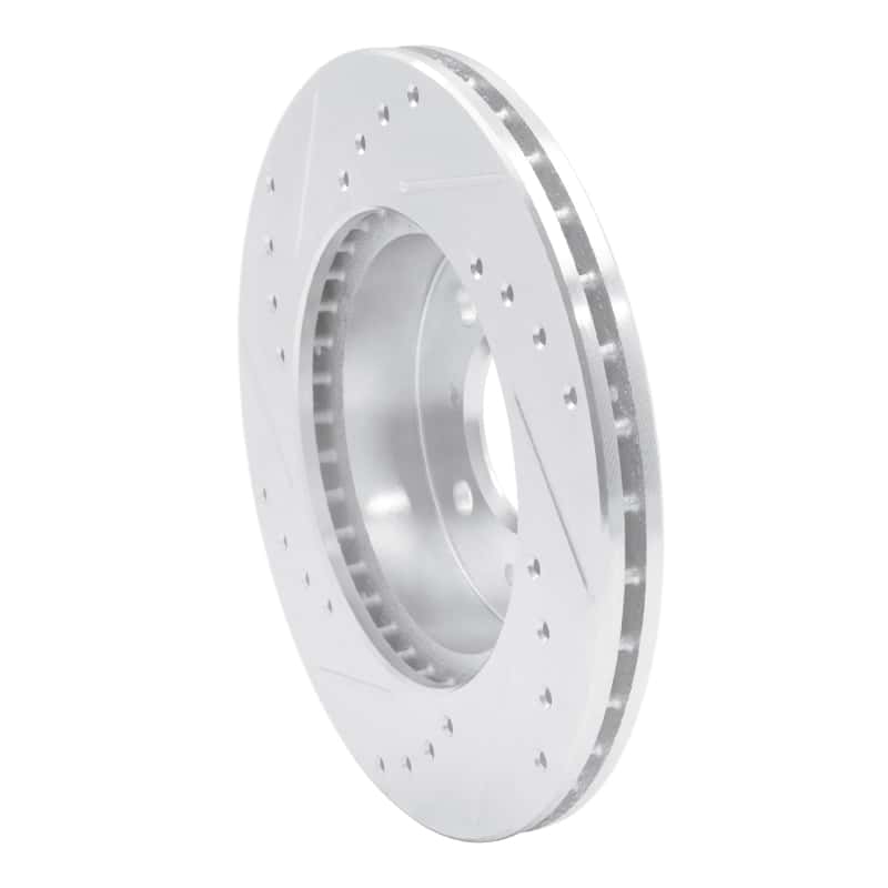 R1 Concepts — R1 88-91 Honda Accord Coupe Front Right Drilled & Slotted Silver Brake Rotor
R1 Brake Rotor Drill - view 4