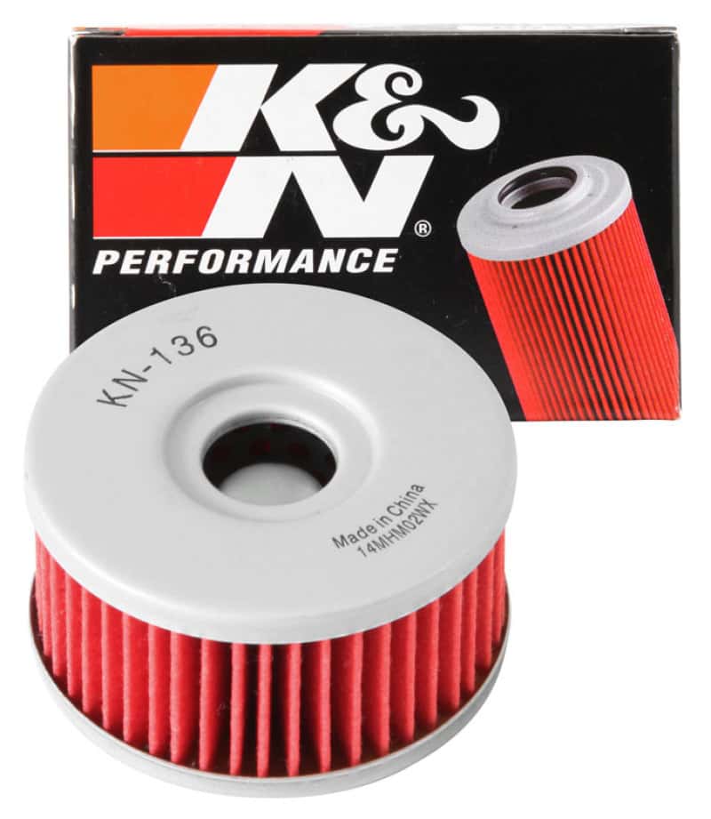 K&N Engineering — K&N Suzuki / Betamotor 2.375in OD x 1.25in H Oil Filter - view 6