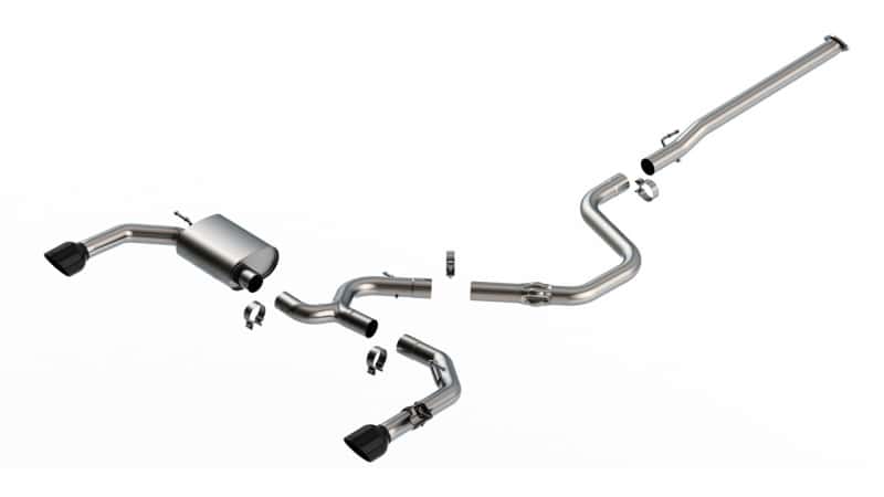 Borla — Borla 22-23 Hyundai Elantra N 2.0L 4 CYL. Turbo AT/MT ATAK Catback Exhaust Black Chrome
Cat-Back System - view 1