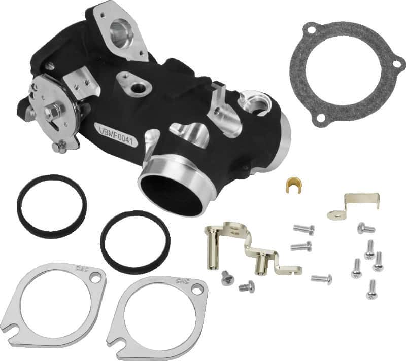 S&S Cycle — S&S Cycle 2006+ BT Size Code 417 Throttle Body Kit - Wrinkle Black - view 2