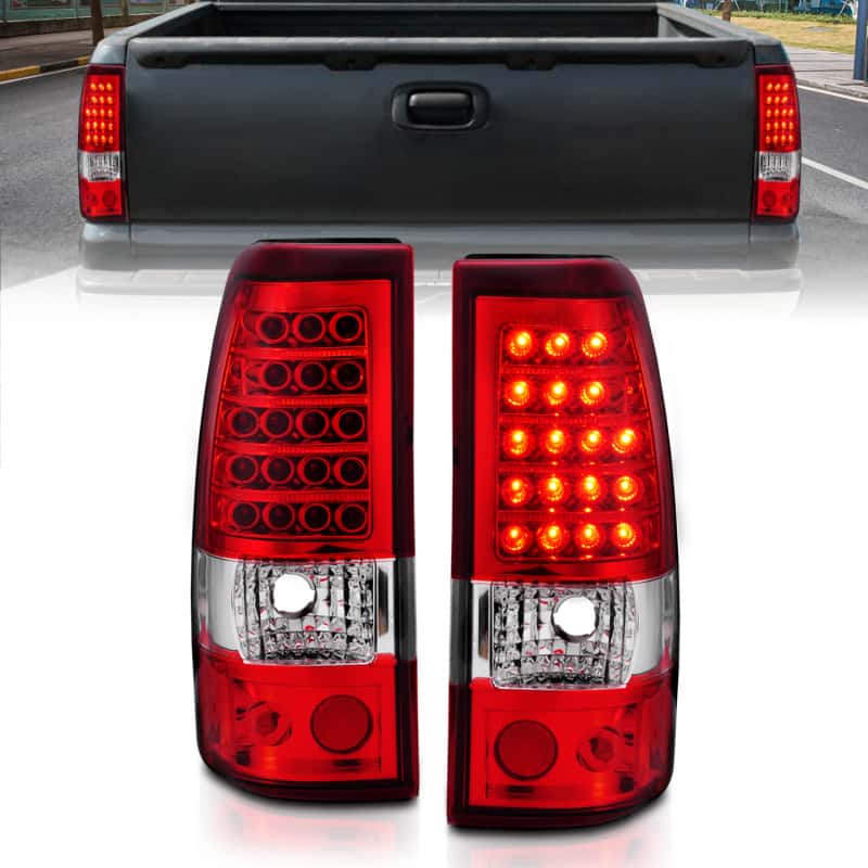 ANZO — ANZO 2003-2006 Chevrolet Silverado 1500 LED Taillights Red/Clear
TailLightSet - view 9