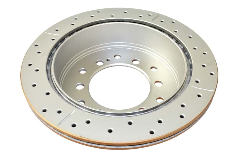 DBA — DBA 10-23 Lexus GX460 Rear Street Series Drilled & Slotted Rotor w/Gold Hat
X Street Series
Brake Rotor - view 2