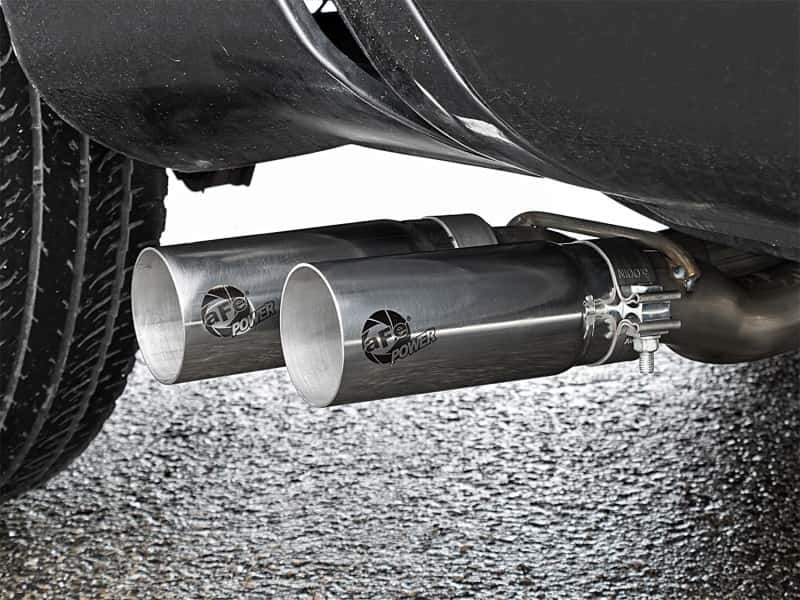 aFe — aFe Rebel Series 3in SS Cat-Back Exhaust System w/ Polished Tip 04-15 Nissan Titan V8 5.6L
Cat-Back Exhaust - view 6